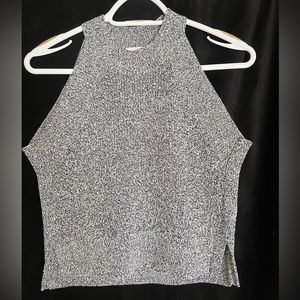 Aritzia Wilfred Salt & Pepper Knit Top Size XXS
